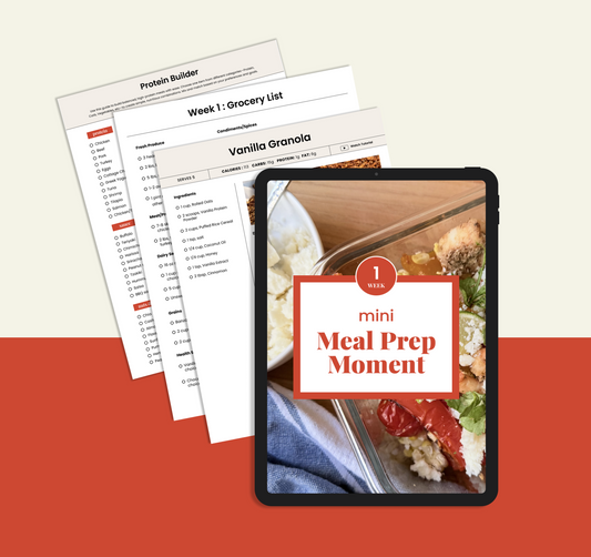 Mini Meal Prep Moment - Volume 1 Week 1