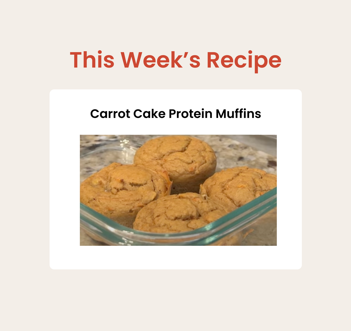 Mini Meal Prep Moment - Volume 1 Week 4