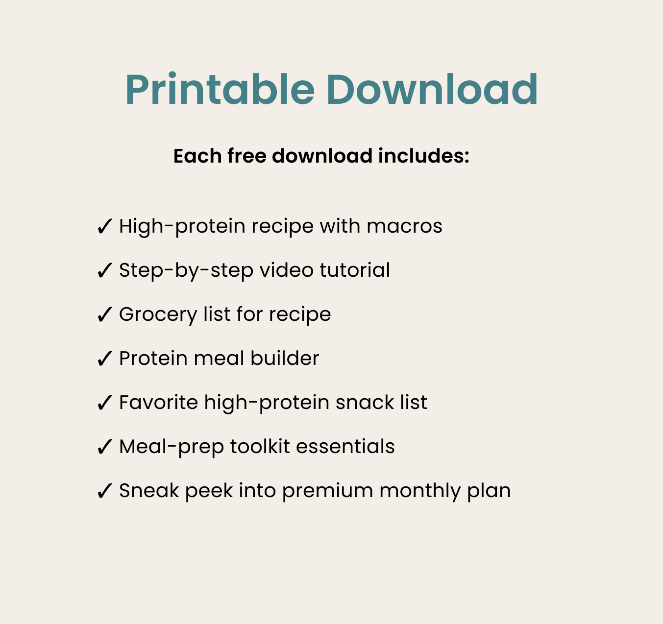 Mini Meal Prep Moment - Volume 2 Week 2