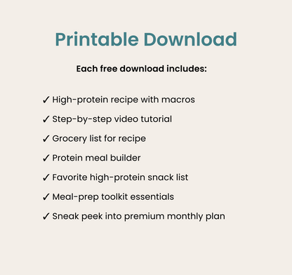 Mini Meal Prep Moment - Volume 2 Week 2