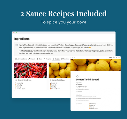 Protein Bowl Builder Lite Version