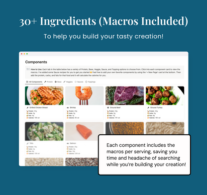 Protein Bowl Builder Lite Version